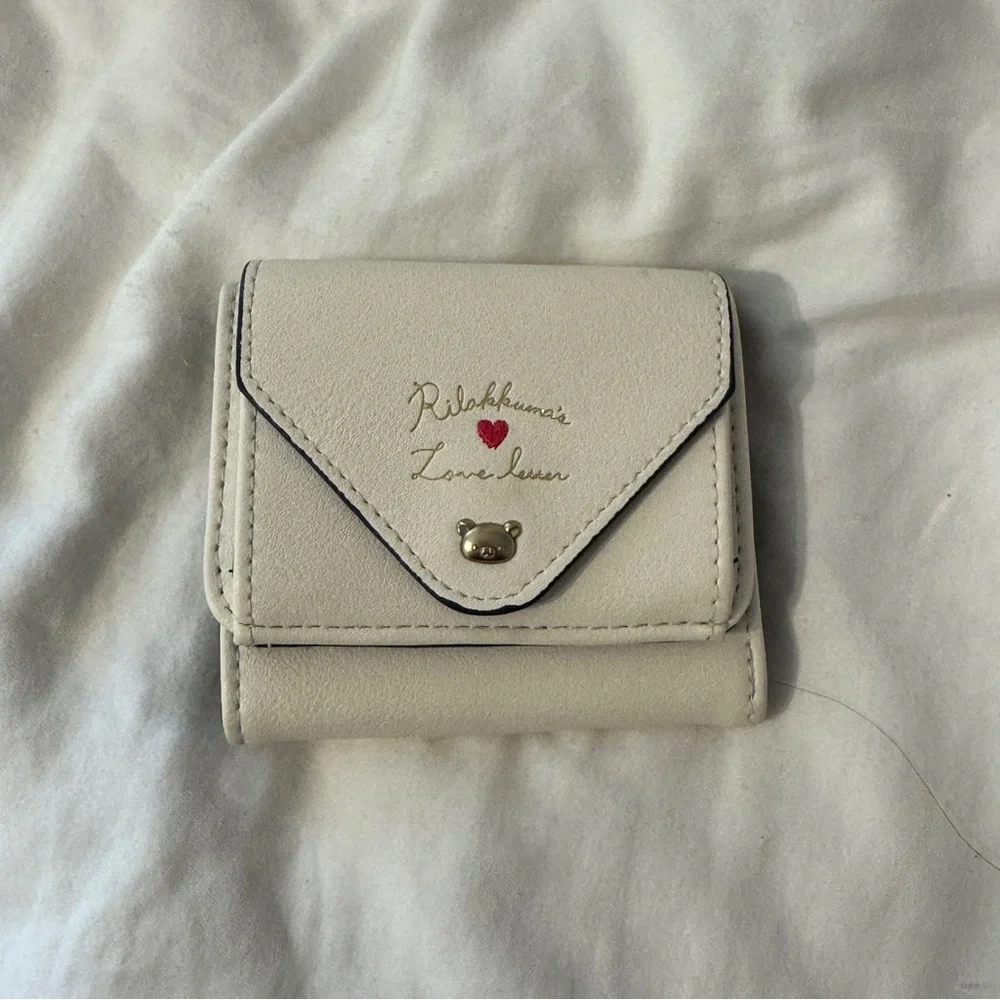 Rilakumma Love Letter Trifold Wallet